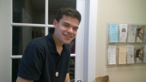 Alberto is about to begin discernment