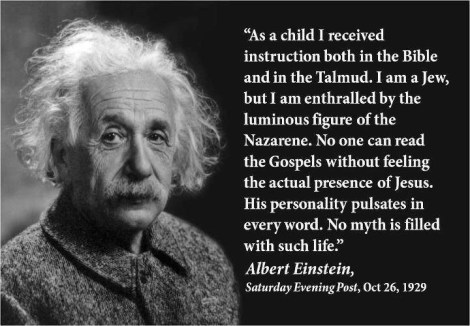 einstein and jesus