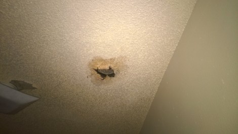 ceiling hole